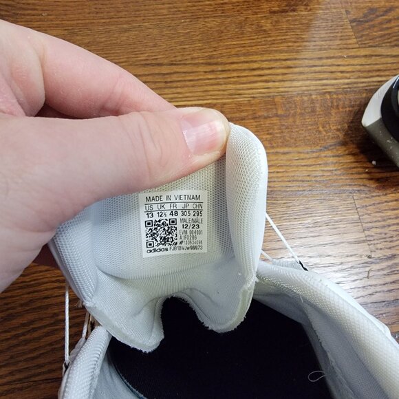 adidas S2G BOA 24 Men's Golf Shoes, IF0286, White w Black, New in Box, US 13 - Picture 12 of 15